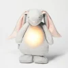 Peluche Luz-Sonido Conejo Moonie Gris/Rosa