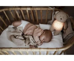 Peluche Luz-Sonido Oso Orgánico Moonie 2.0 Grey