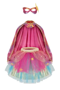 Pink Super Duper Tutú, capa y máscara · Great Pretenders 4-6 años