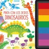 Pinta con los dedos · Dinosaurios