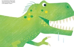 Pinta con los dedos · Dinosaurios