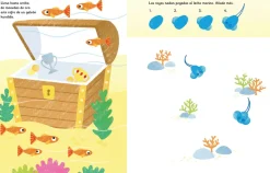 Pinta con los dedos · En el mar