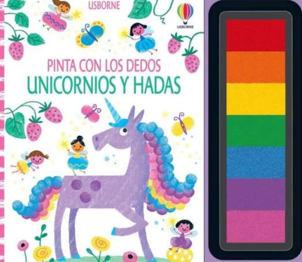 Pinta con los dedos · Unicornios y Hadas