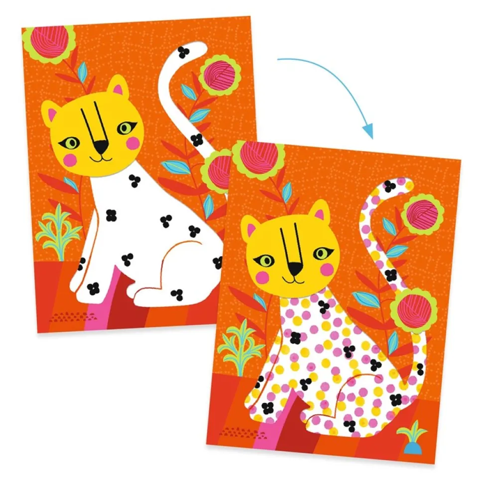 Pintura colorear y punto pelota! · DJECO