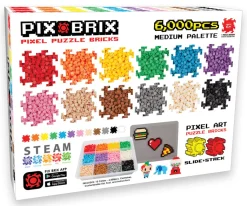 Pix Brix Container 6000 piezas colores surtidos
