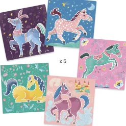 Plantillas Los caballos DJECO