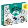 Pocket OMY Animals para colorear + 6 lápices colores