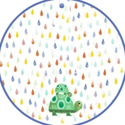 Poncho de Lluvia DJECO · Tortuga XS 90-110 cm