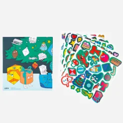 Poster XL Arbol de Navidad colorea y decora 100x70 · OMY