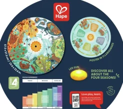 Puzle Las cuatro estaciones · Hape