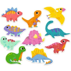 Puzzle dúo Dinos 20 piezas · Djeco