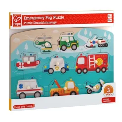 Puzzle Encajable Emergencias · Hape