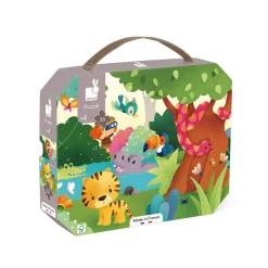 Puzzle Los Animales Salvajes 36 piezas · Janod