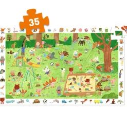 Puzzle Observación El jardín de los amiguitos · Djeco