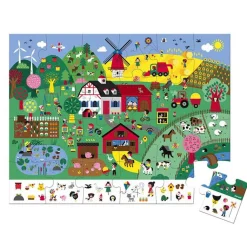 Puzzle Observación La Granja 24 piezas Janod
