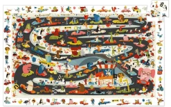 Puzzle Observación Rally de Coches · Djeco