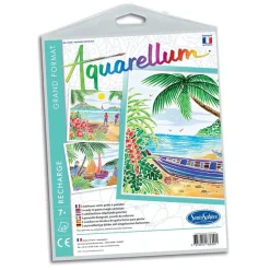 Recambio láminas Aquarellum Grand Paisajes tropicales