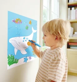 Rollo de papel para garabatos Oceánicos · Hape