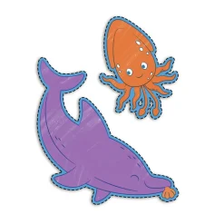 Rollo de papel para garabatos Oceánicos · Hape