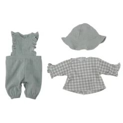 Ropita muñeca verde cuadros · Little Dutch