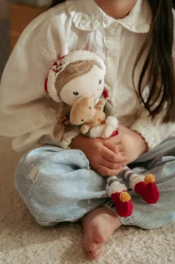 Rosa Muñeca Blandita Navidad · Little Dutch