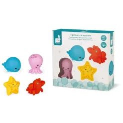 Set 4 lanzadores de agua Animales del Mar · Janod