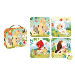 Set 4 Puzzles - La granja · Janod