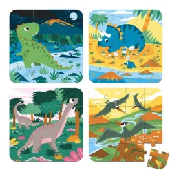Set 4 Puzzles Evolutivos - Dinosaurio · Janod