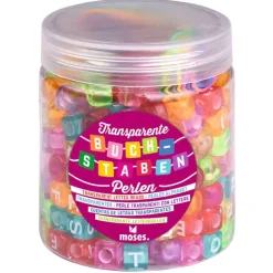 Set abalorios Letras transparentes · Moses