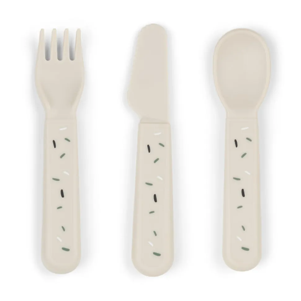 Set cubiertos Confeti Sand · Done by Deer