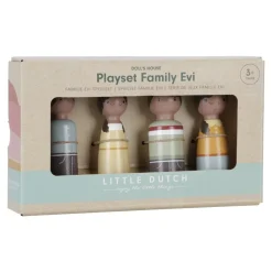 Set familia Evi Casa de Muñecas Madera FSC · Little Dutch