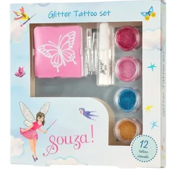 Set tatuajes purpurina · Souza