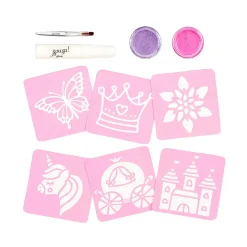 Set tatuajes purpurina Princesas · Souza