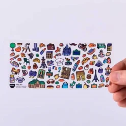 Stickers Boutique Café Paris · OMY