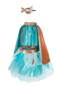 Super Duper Tutú, capa y máscara Turquesa · Great Pretenders 4-6 años