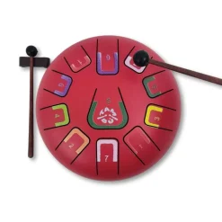 Tambú 8" 11 notas - Rojo Mate