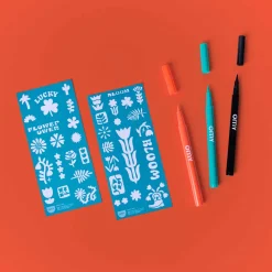 Tattoos temporales Flower Power · Omy