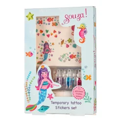 Tatuaje temporal Sirena · Souza