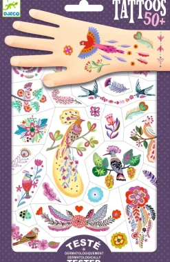 Tatuajes Pájaros Brillantes · DJECO