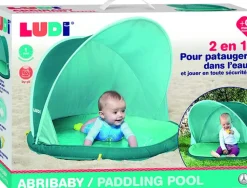 Tienda para exterior con piscina Abribaby Techo UV 50 · Ludi