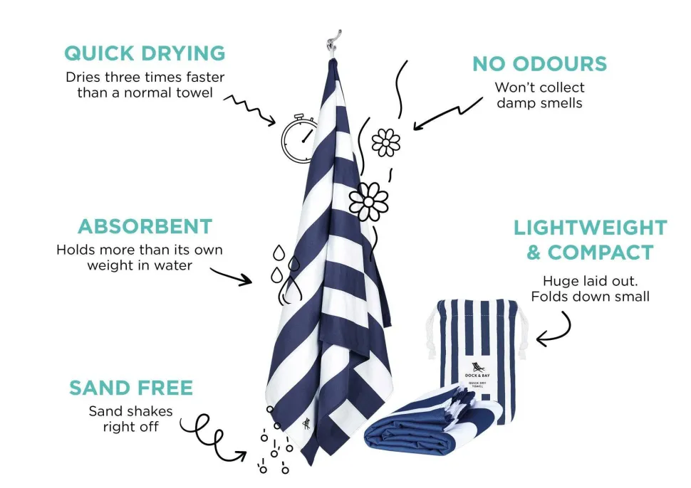 Toalla Cabana Navy · XL