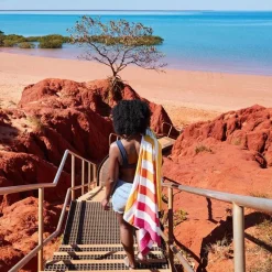 Toalla Cabana Summer Peach Sunrise · XL