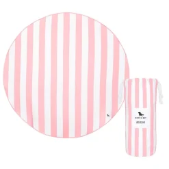Toalla Redonda Rosa Pastel · 170cm
