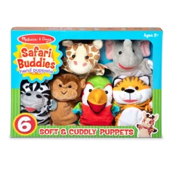 Títeres amigos del safari · Melissa & Doug