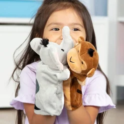 Títeres amigos del safari · Melissa & Doug