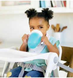 Vaso Antiderrame con Asa y Tapa - Miracle 360º Azul · Munchkin