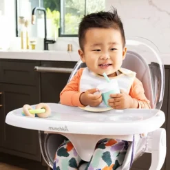 Vaso con pajita C'est Silicona 120ml. Mint · Munchkin