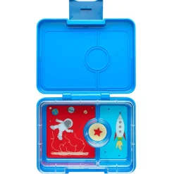 Yumbox Snack 3 compartimentos Surf Blue Cohetes