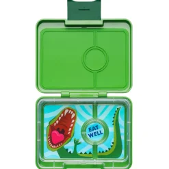 Yumbox Snack 3 compartimentos Green Dinos