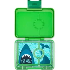 Yumbox Snack 3 compartimentos Green Shark